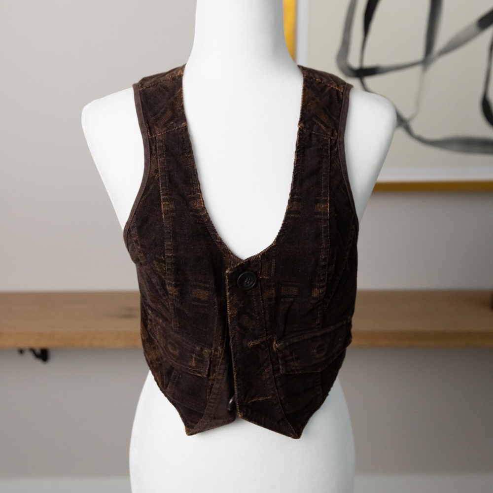 Free People Fitted Vest. S